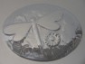 2504 Dragonfly Plaque Chocolate Candy Mold